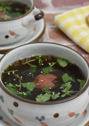 もずくと梅のさっぱりスープ-レシピのメイン写真