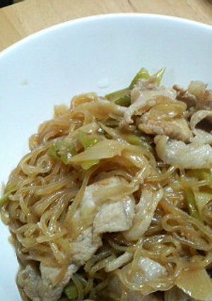 豚薄切り肉のすき焼き風-レシピのメイン写真