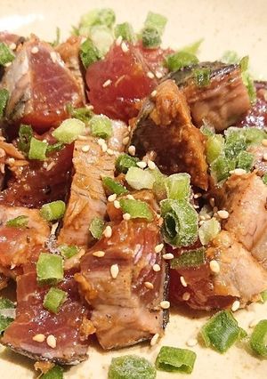 鰹のたたき☆韓国風アレンジ-レシピのメイン写真