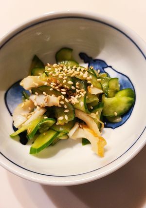 (お通し風)キュウリと竹輪の和え物-レシピのメイン写真