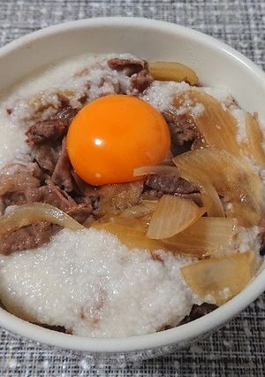 免疫力アップ～とろろ牛丼-レシピのメイン写真