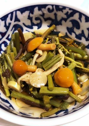山菜の水煮でサッパリ酢の物!-レシピのメイン写真