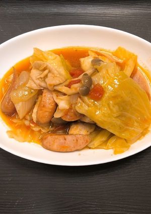 野菜たっぷりトマト煮込み-レシピのメイン写真