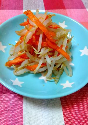 もやしとにんじんのゴマ酢和え-レシピのメイン写真