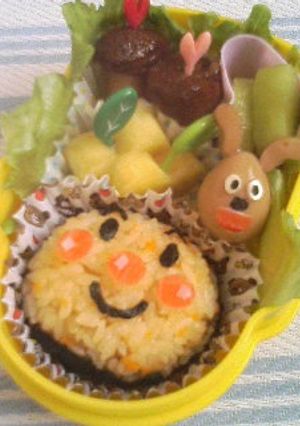 キャラ弁おかず☆うずらで名犬チーズ！-レシピのメイン写真