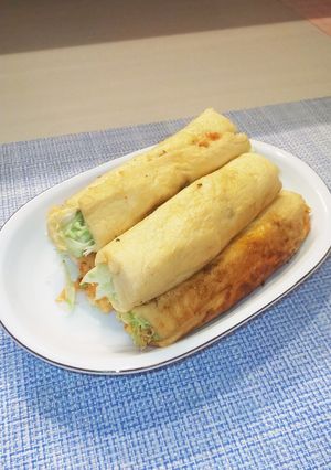 糖質制限 キャベツとチーズの油揚げ包み-レシピのメイン写真