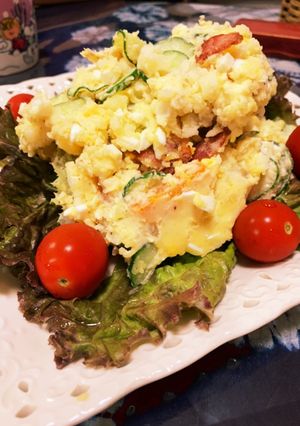 カリカリベーコンのポテトサラダ-レシピのメイン写真