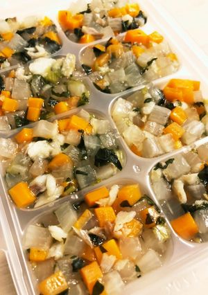[離乳食後期]タラと野菜のとろとろ煮-レシピのメイン写真