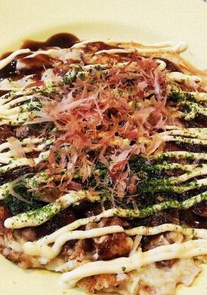 ☆簡単！山芋と豆腐でふわふわお好み焼き☆-レシピのメイン写真