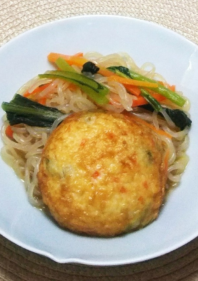 豆乳揚げだしと糸こんの煮物-レシピのメイン写真