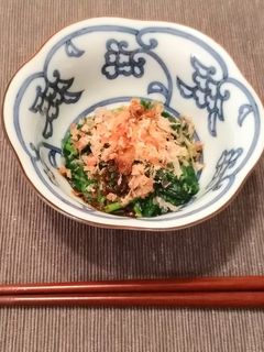 簡単!美味しい!モロヘイヤのおかか和え-レシピのメイン写真