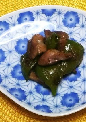 砂ずりとピーマンのスパイスソルト焼き-レシピのメイン写真