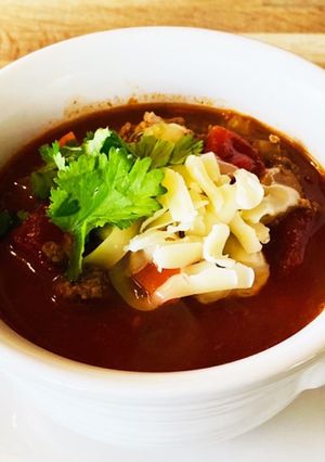 挽肉入トマトスープ♡ちょっぴりメキシカン-レシピのメイン写真