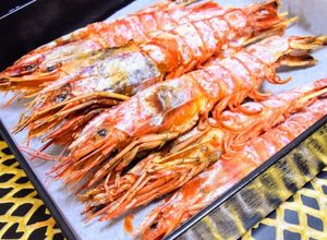 豪華で旨味たっぷり香ばしい赤海老の塩焼き-レシピのメイン写真