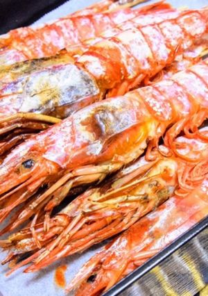 豪華で旨味たっぷり香ばしい赤海老の塩焼き-レシピのメイン写真