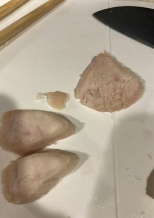 BONIQ低温調理、鶏胸の下処理-レシピのメイン写真