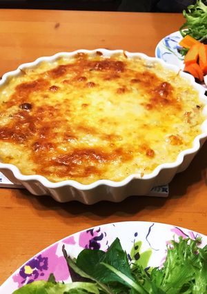 余ったカレーでチーズたっぷり焼きカレー-レシピのメイン写真