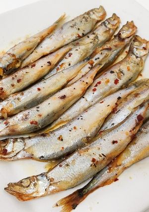 ししゃものコンフィ-レシピのメイン写真