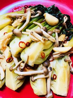 丸ごと食べよ!青梗菜の中華炒め-レシピのメイン写真