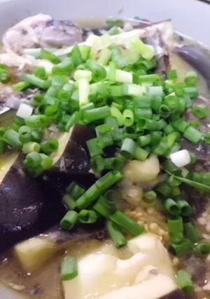 鯖缶と茄子のレンジ蒸し-レシピのメイン写真