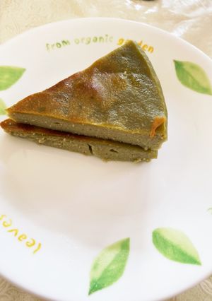 豆腐と抹茶プロテインの冷やしケーキ-レシピのメイン写真