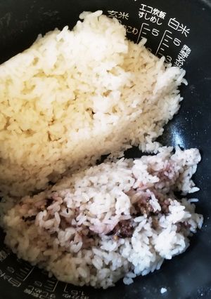 白米と十穀米同時炊き-レシピのメイン写真