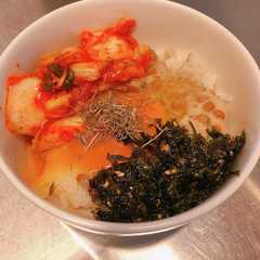 キムチ納豆ご飯-レシピのメイン写真