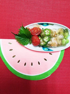 簡単♪夏野菜のゼリー寄せ-レシピのメイン写真