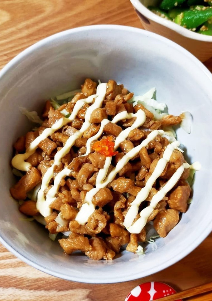 ☆胸肉でもしっとり！簡単！鶏マヨそぼろ丼-レシピのメイン写真