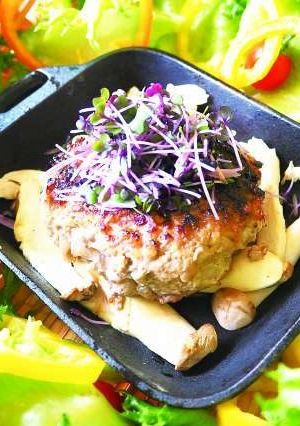便秘解消★するり麦ハンバーグ-レシピのメイン写真