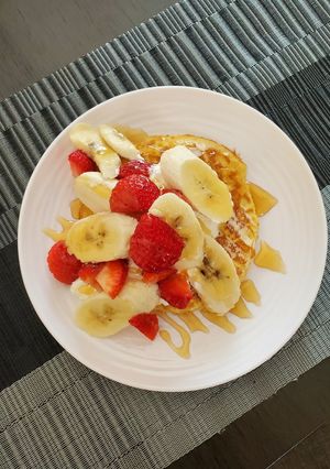 ♪フルーツたっぷりパンケーキ♪-レシピのメイン写真