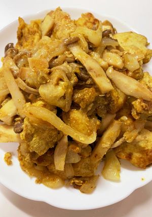 鶏胸肉のマヨカレー炒め-レシピのメイン写真