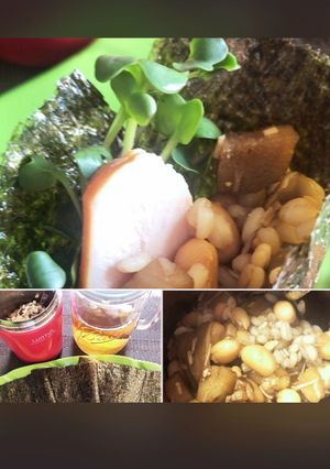 #胆汁酸ダイエット もち麦、杜仲茶、海苔-レシピのメイン写真