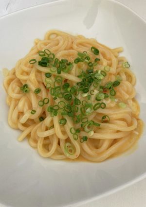 うどんカルボナーラ中華風味-レシピのメイン写真