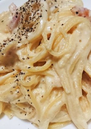 ホットクック で パスタ カルボナーラ-レシピのメイン写真
