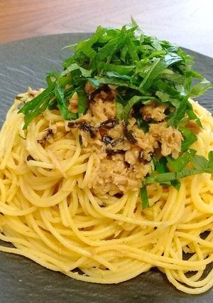 ツナと塩こんぶのパスタ-レシピのメイン写真