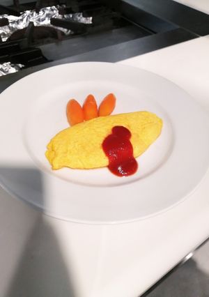 オムレツと人参の含ませ煮-レシピのメイン写真