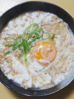納豆にゅうめん-レシピのメイン写真