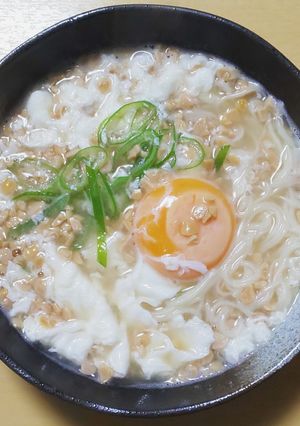 納豆にゅうめん-レシピのメイン写真