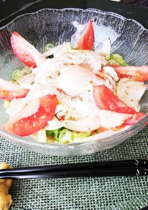 男の一品サラダそうめん-レシピのメイン写真
