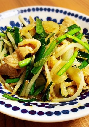 豚肉とニラのスタミナ炒め-レシピのメイン写真
