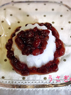 10秒で!氷あずき-レシピのメイン写真