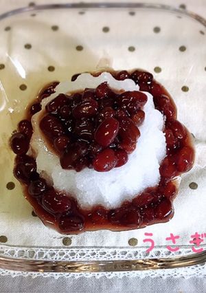 10秒で！氷あずき-レシピのメイン写真
