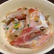 ゴボウとベーコンの卵とじ