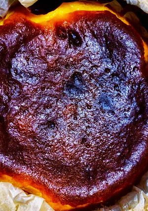 顔がほころぶバスクチーズケーキ-レシピのメイン写真