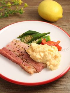 簡単!ベーコンステーキ☆レモンタルタル-レシピのメイン写真