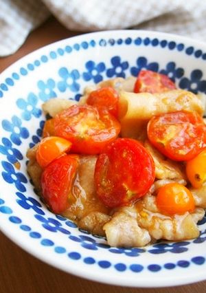 プチトマトたっぷり!生姜焼き♪-レシピのメイン写真