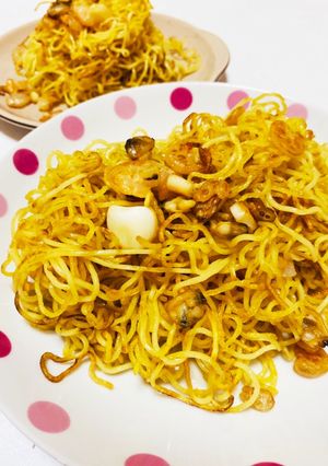 お焦げでパリパリ！海鮮塩焼きそば-レシピのメイン写真
