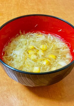 超簡単！一人前野菜スープ-レシピのメイン写真
