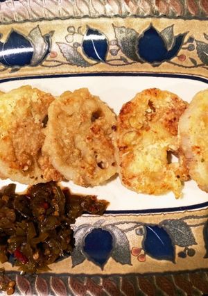 生れんこんの肉詰め-レシピのメイン写真